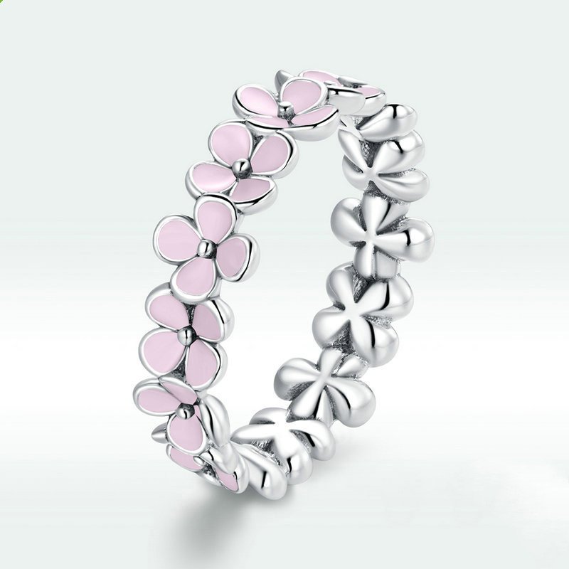 Sterling silver  wreath ring women