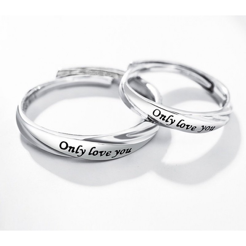 Sterling Silver Couple Ring