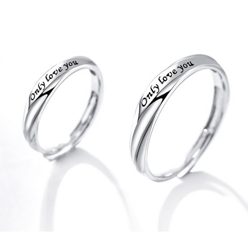 Sterling Silver Couple Ring