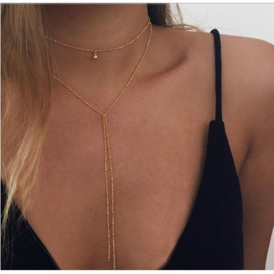 Simple necklace retro clavicle necklace