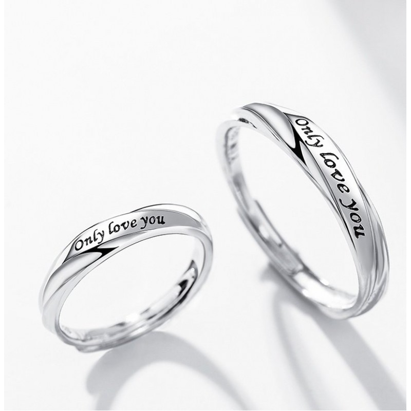 Sterling Silver Couple Ring