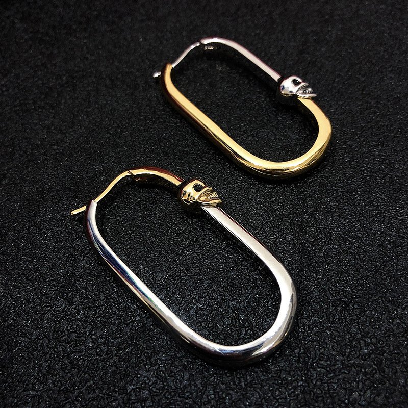 U-Shaped Earrings Skull Earrings