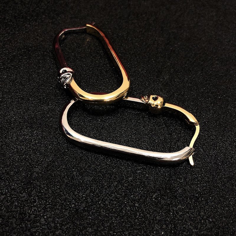 U-Shaped Earrings Skull Earrings