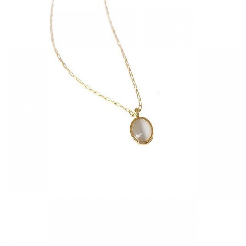 Titanium steel necklace female niche clavicle chain