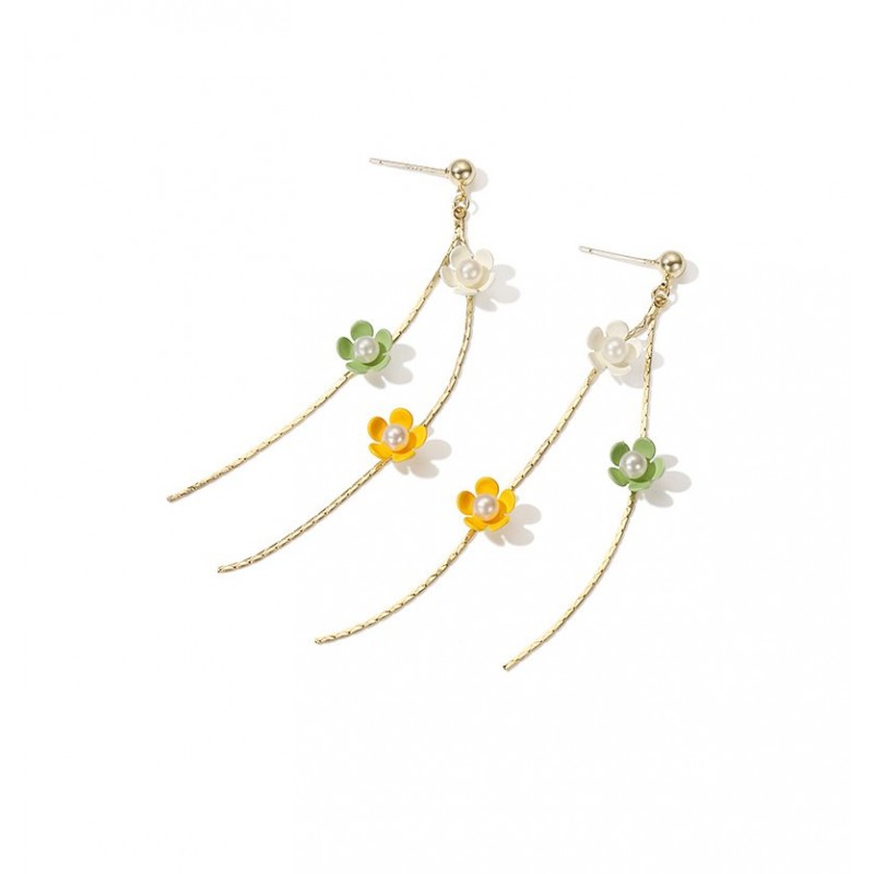 Long temperament tassel earrings earrings