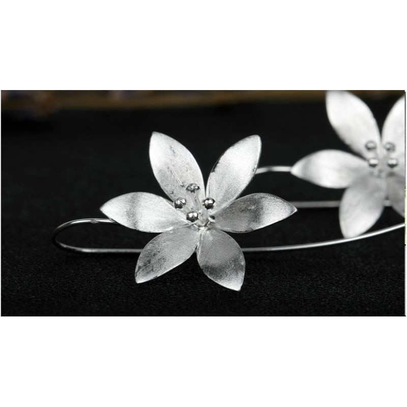 Lotus earrings earrings women