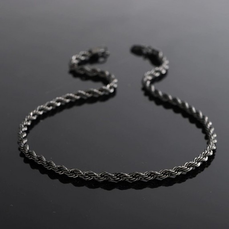 Stainless Steel Necklace Necklace Hemp Flowers Chain