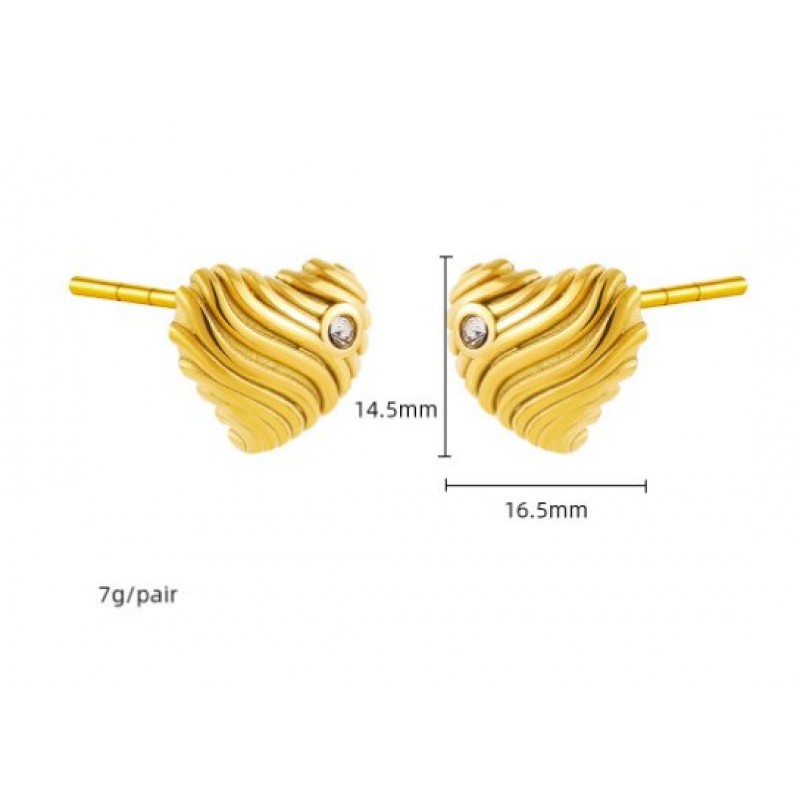 Earrings Chubby Cross X-shaped Stud Earrings Simple Earrings